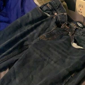 men’s slim fit dark blue 30x32 slim fit jeans